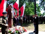 Odsłonięcie pomnika Rotmistrza Pileckiego w Koszalinie